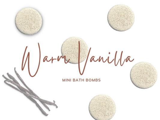 Warm Vanilla Mini Bath Bombs