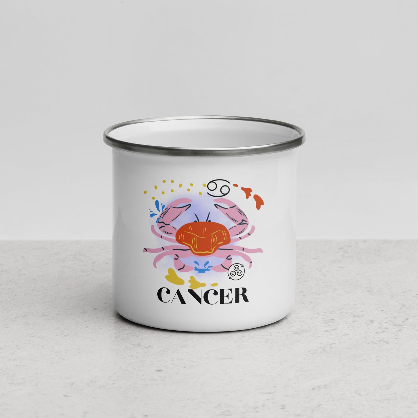 Cancer Enamel Mug