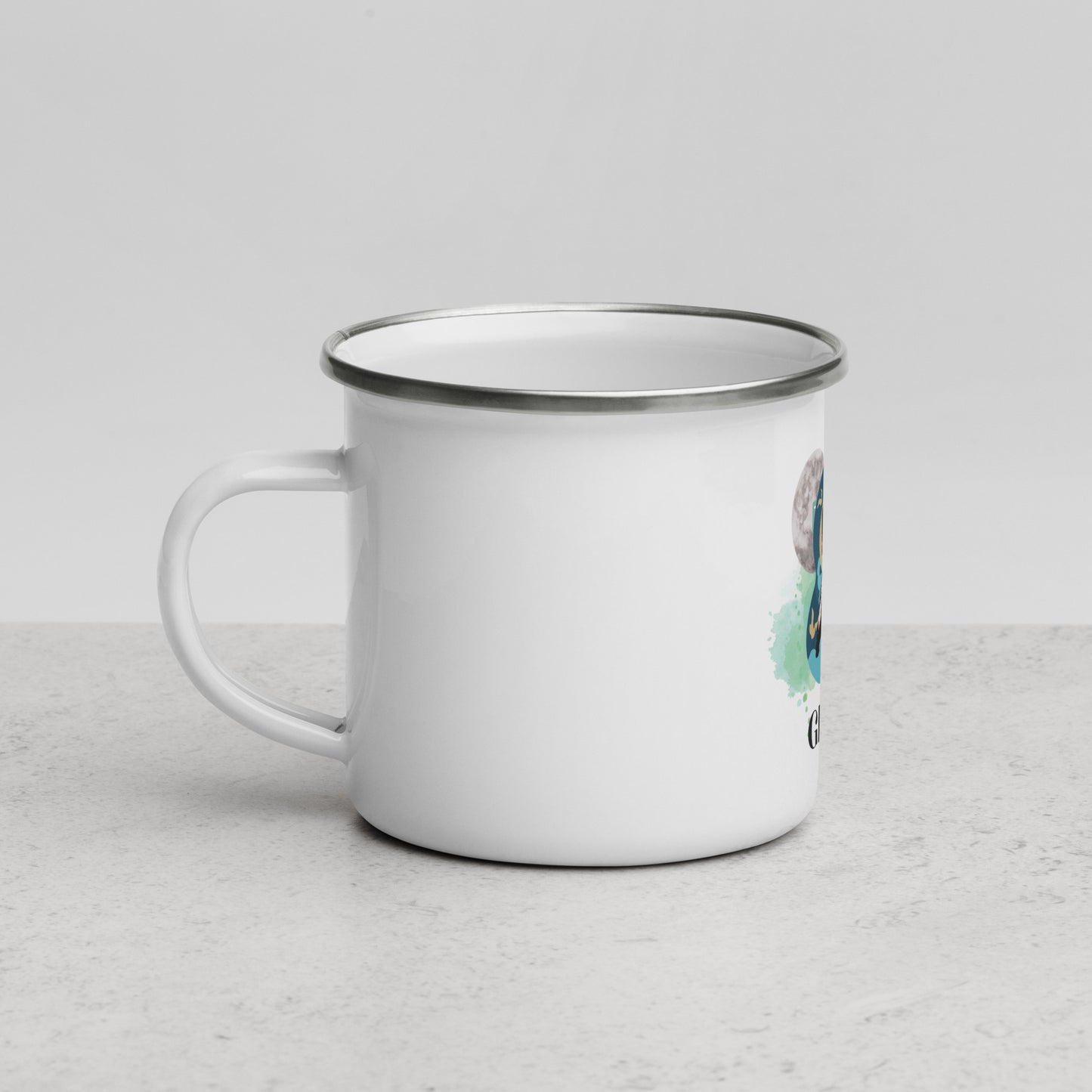 Gemini Enamel Mug