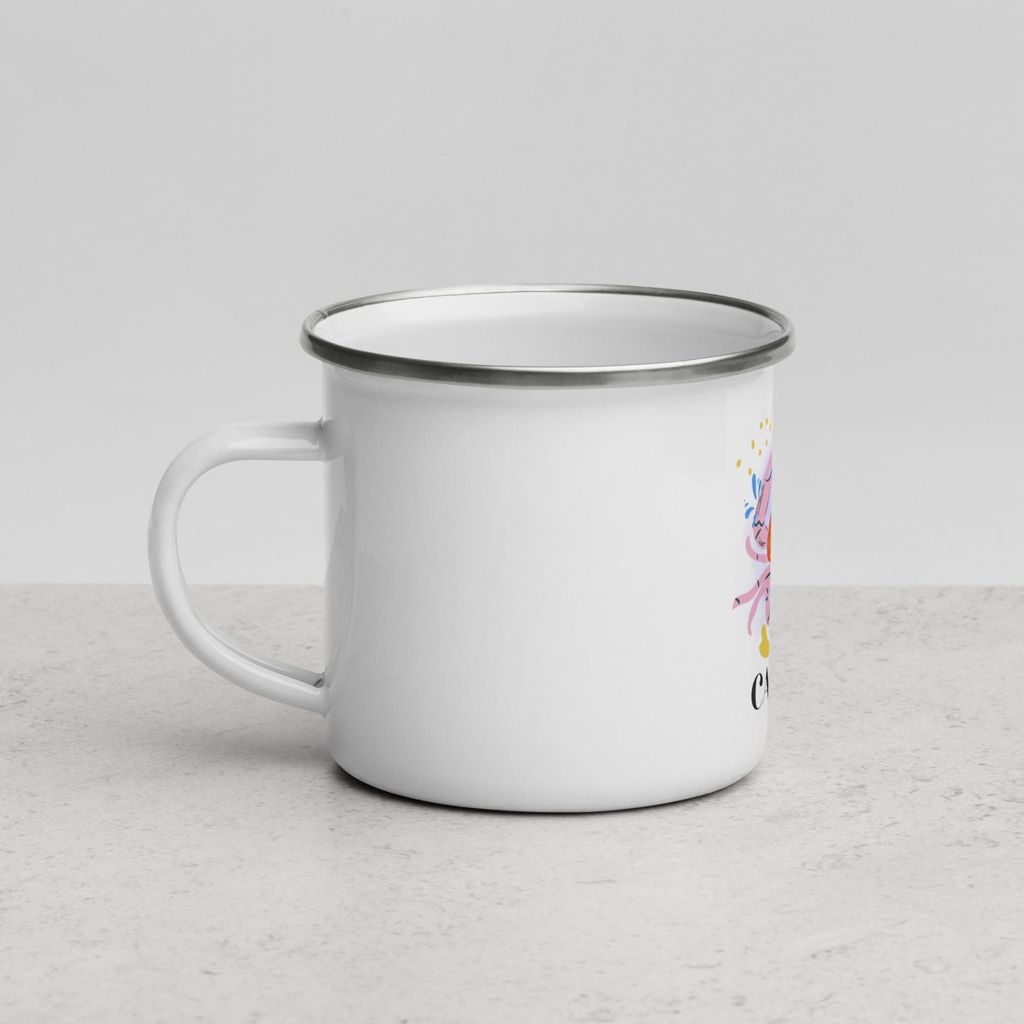 Cancer Enamel Mug