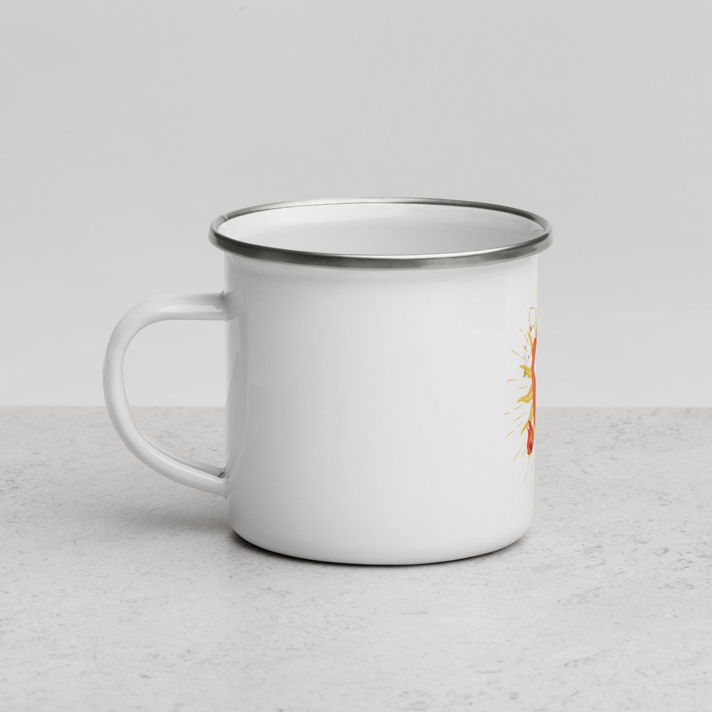 Leo Enamel Mug