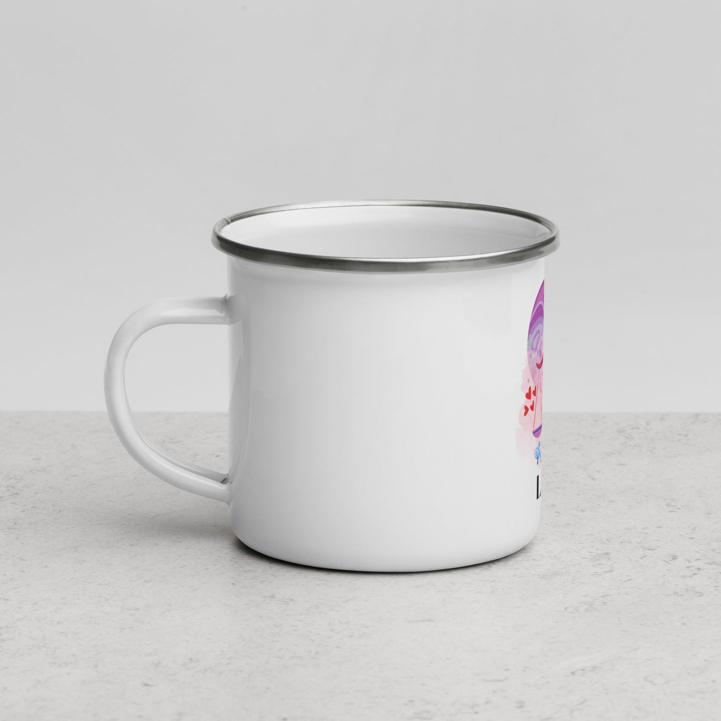 Libra Enamel Mug