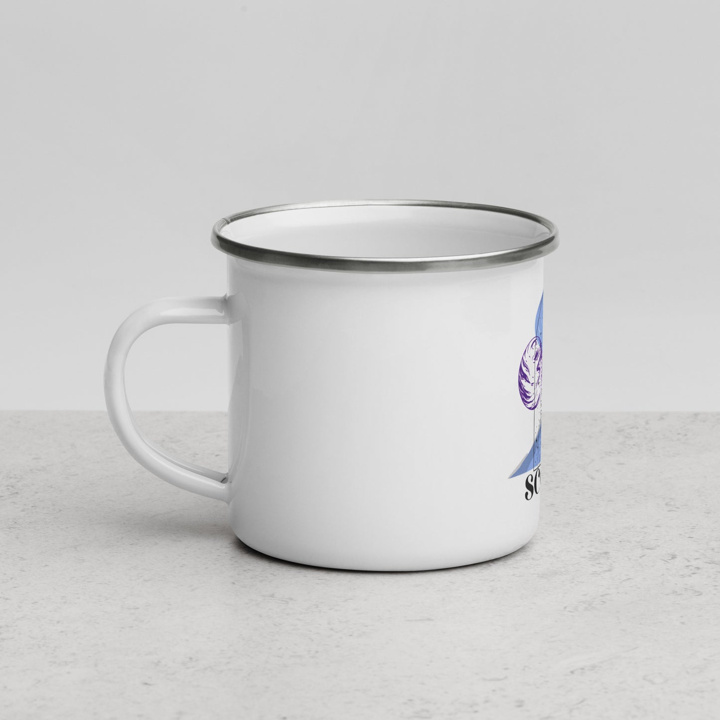 Scorpio Enamel Mug