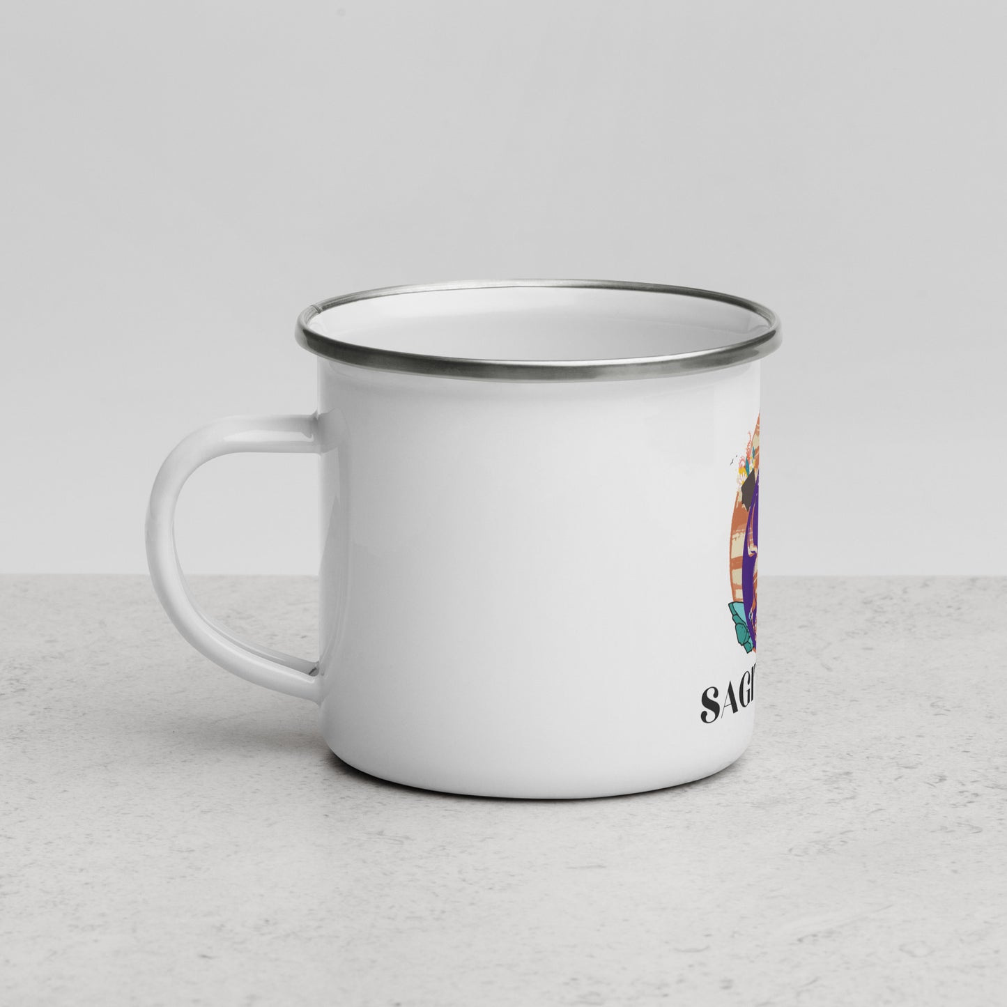 Saggitarius Enamel Mug