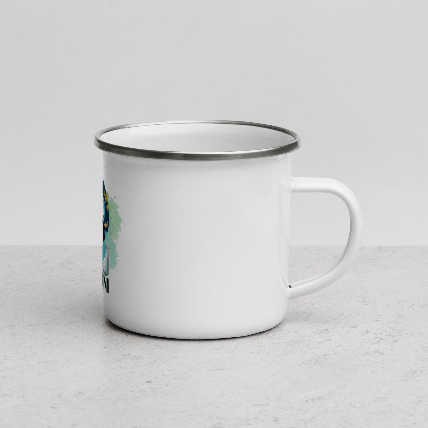 Gemini Enamel Mug