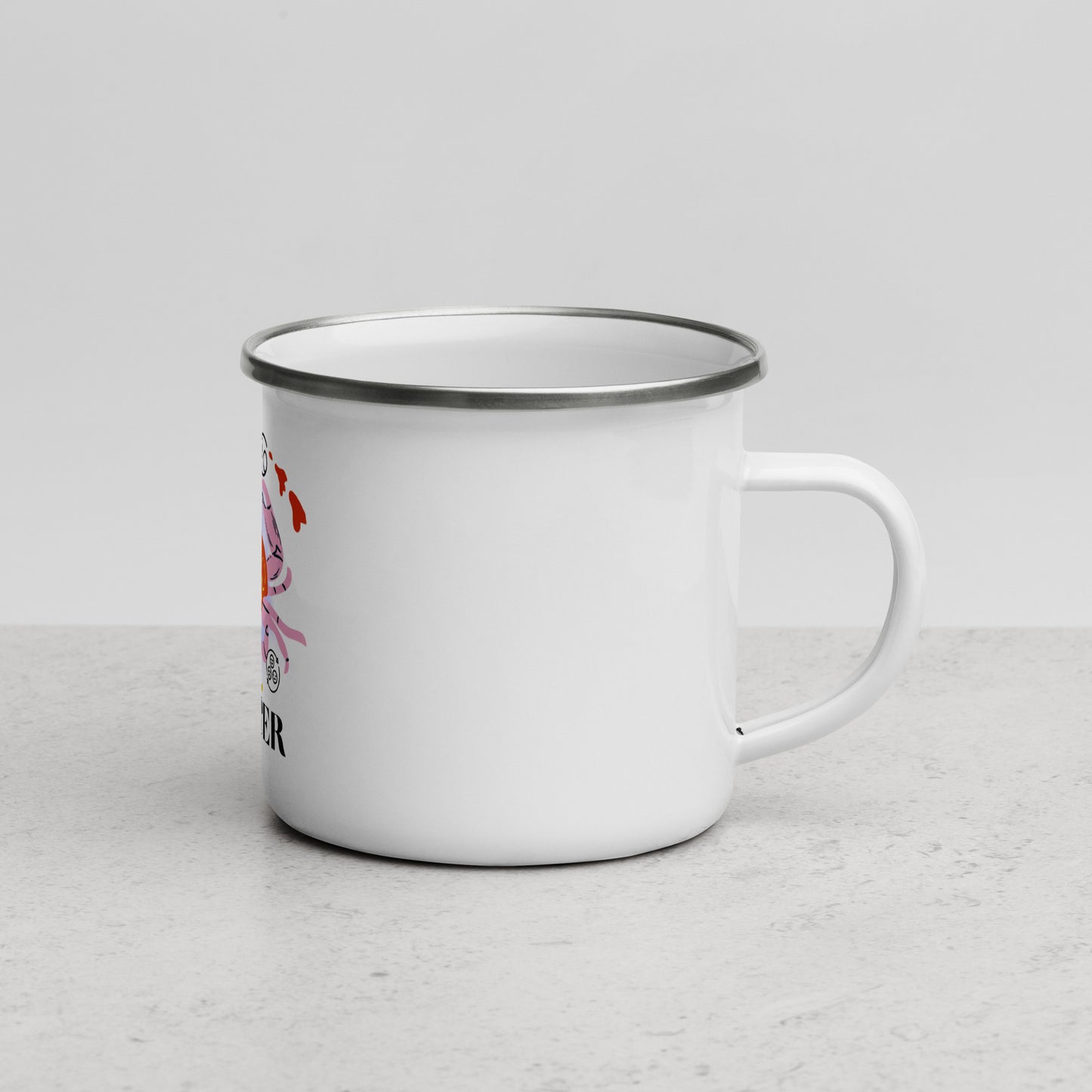 Cancer Enamel Mug