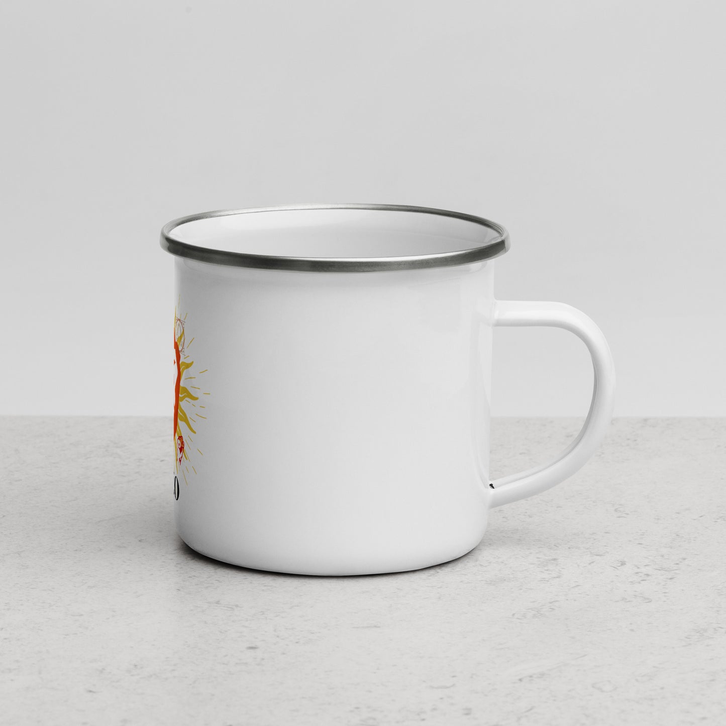 Leo Enamel Mug