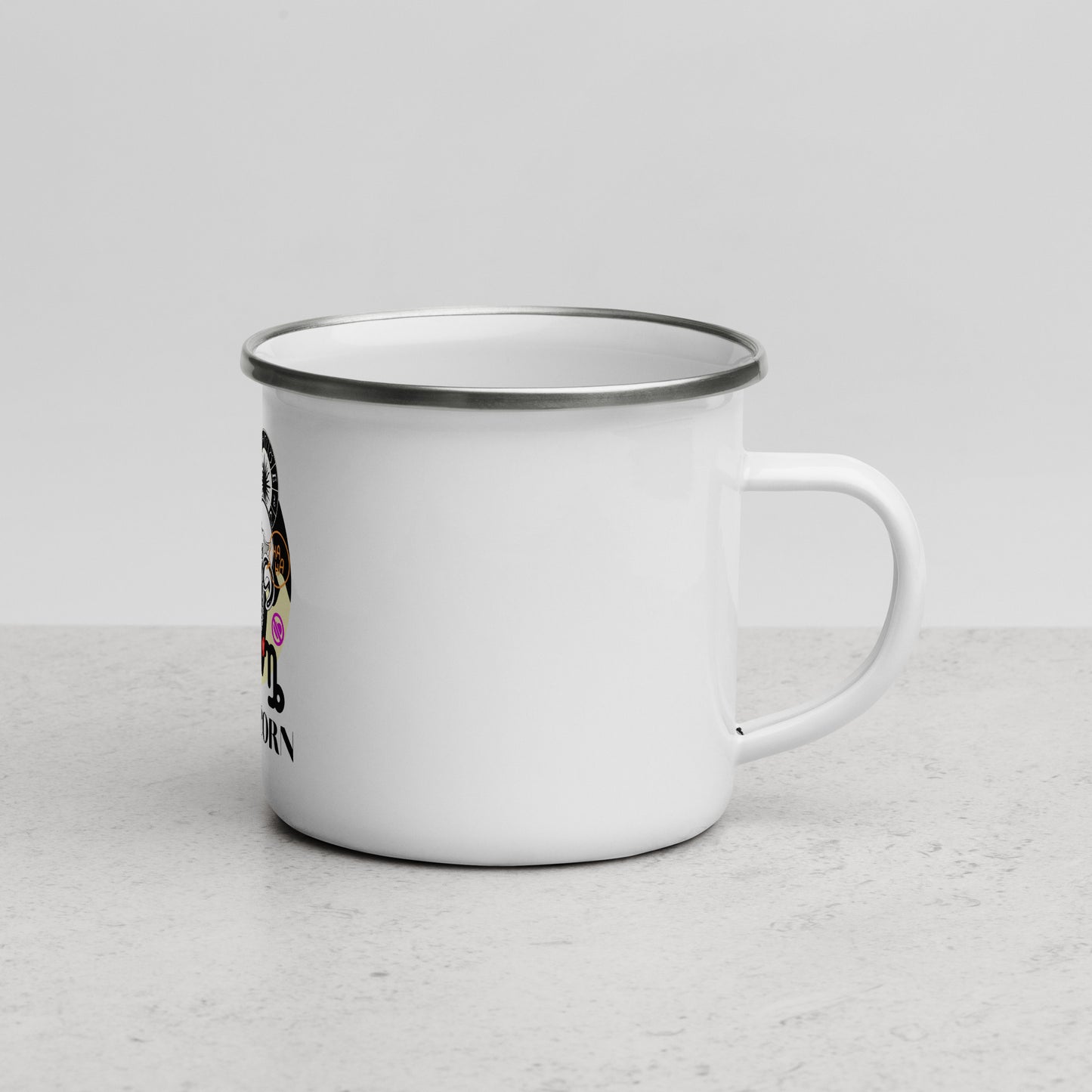 Capricorn Enamel Mug