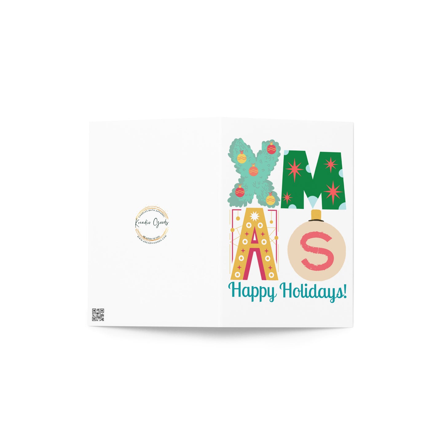 XMAS Greeting cards- Set of 10 Blank Greeting Cards and Envelopes