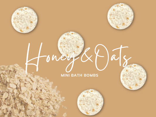 Honey & Oats Mini Bath Bombs